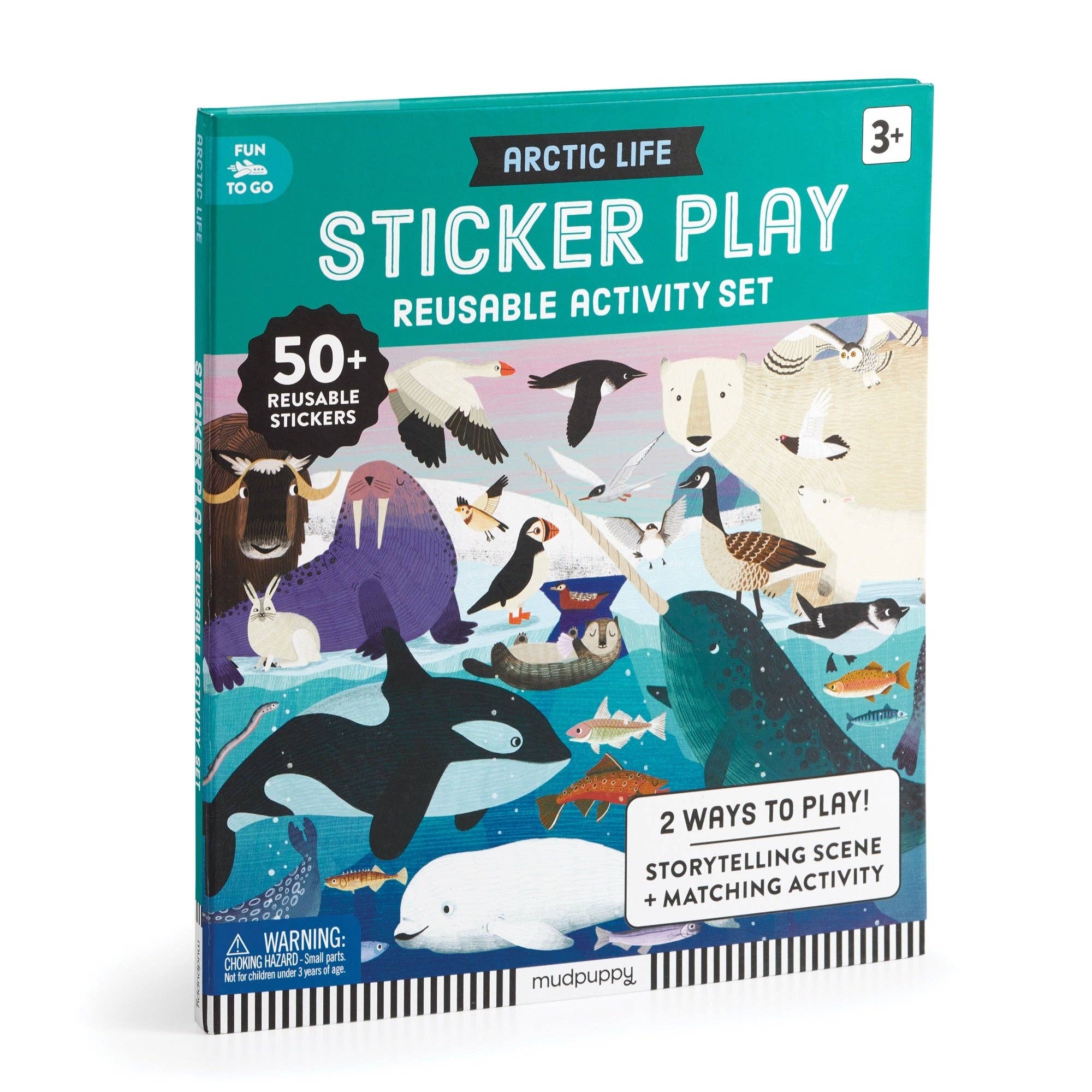 mudpuppy - Arctic Life Sticker Play Reusable Activity Set