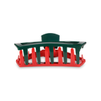 Open Red and Green Tiny Hair Clip
