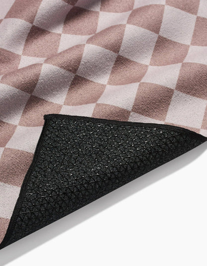 Geometry - Chic Checker Yoga Towel