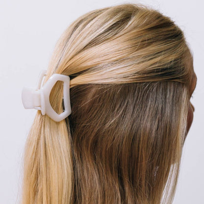 TELETIES - Open Coconut White | Petite | Hair Clip