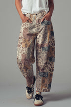 Urban Daizy - Boho Patchwork Wide Leg Pants