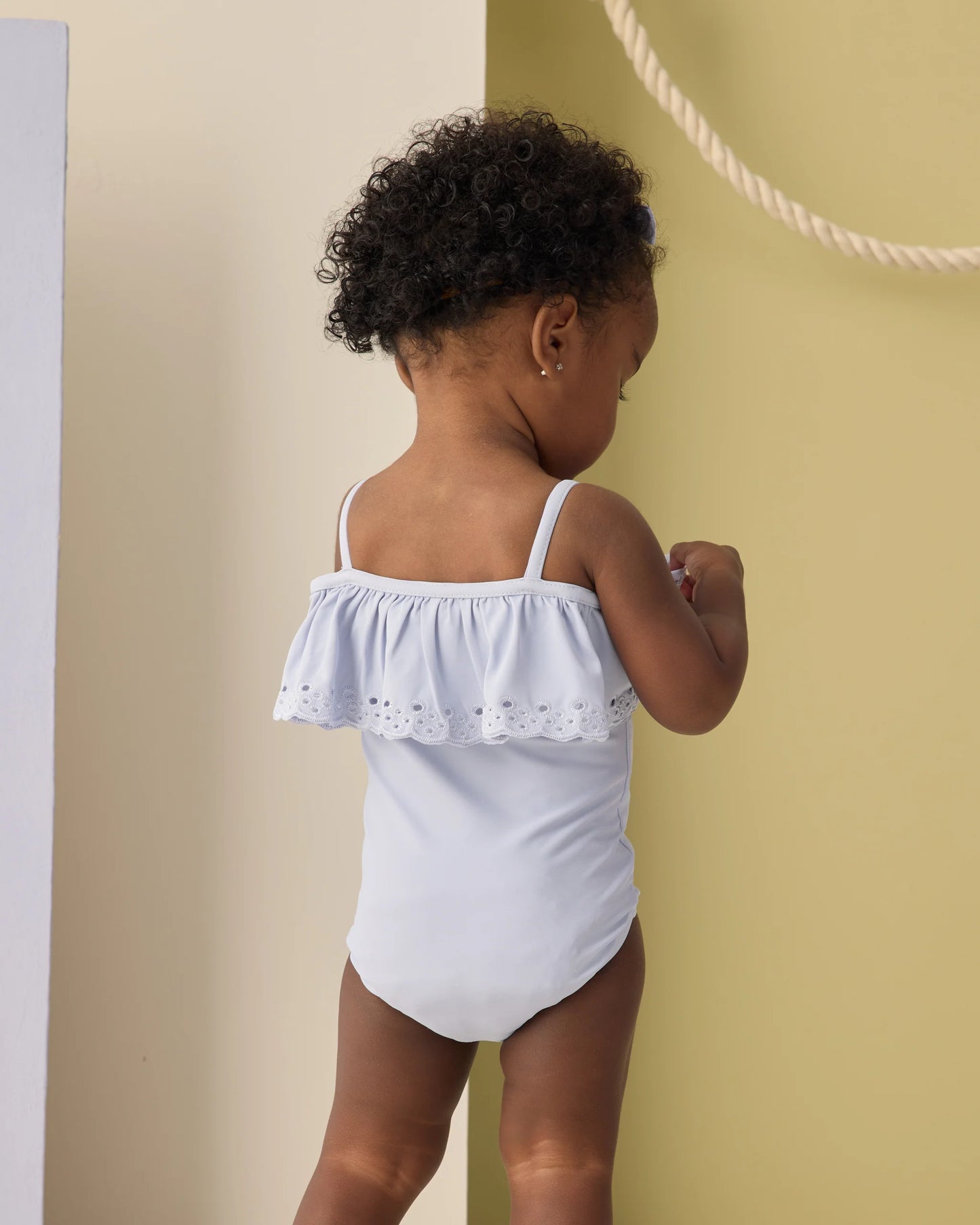 RYLEE + CRU SWIM OFF THE SHOULDER ONE PIECE - PERIWINKLE