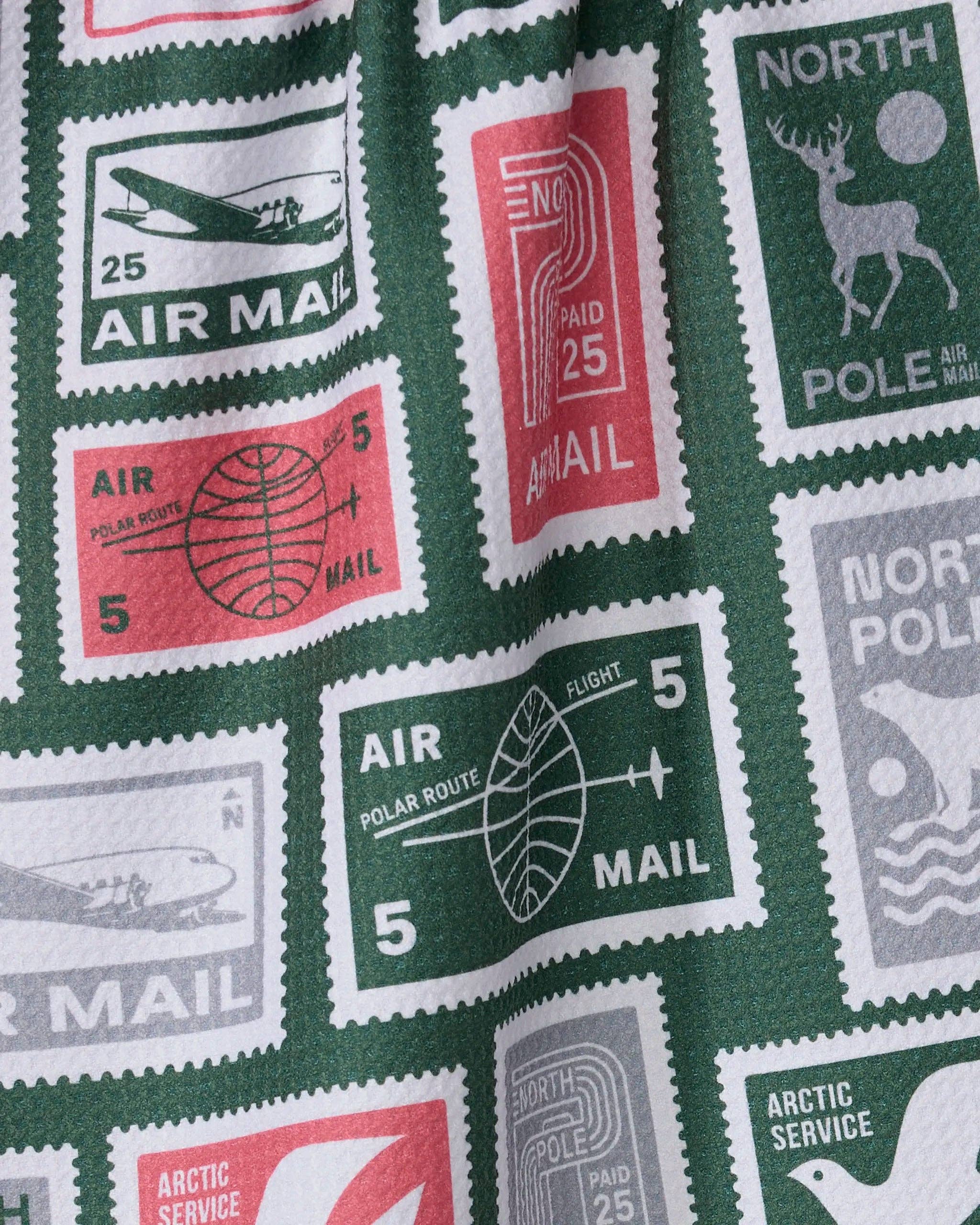 Geometry - Polar Post Tea Towel