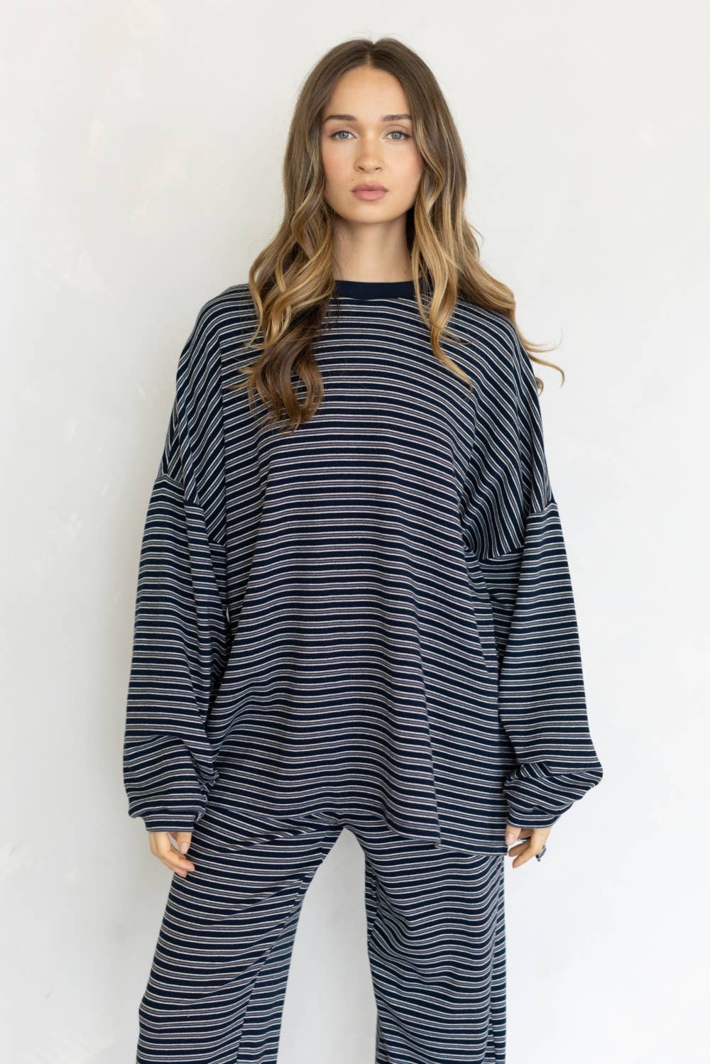 Lara Stripe Lounge Top