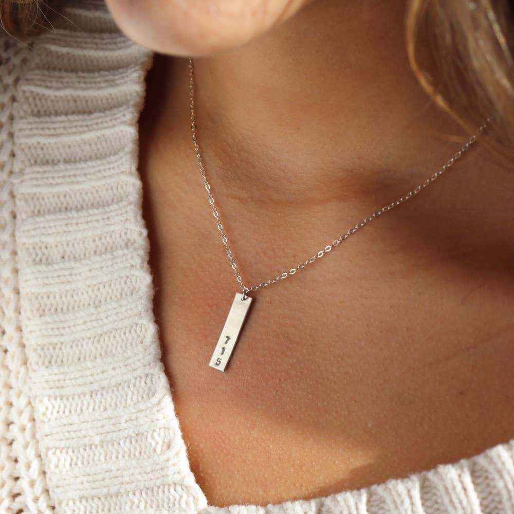 Token Jewelry - '712' Area Code Necklace