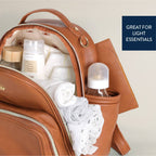 Itzy Ritzy - Cognac Itzy Mini Plus™ Backpack Diaper Bag