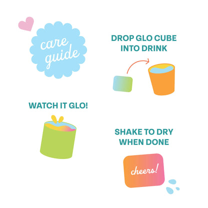 Glo Pals - Glo Cubes Multicolored 4-Pack (NEW)