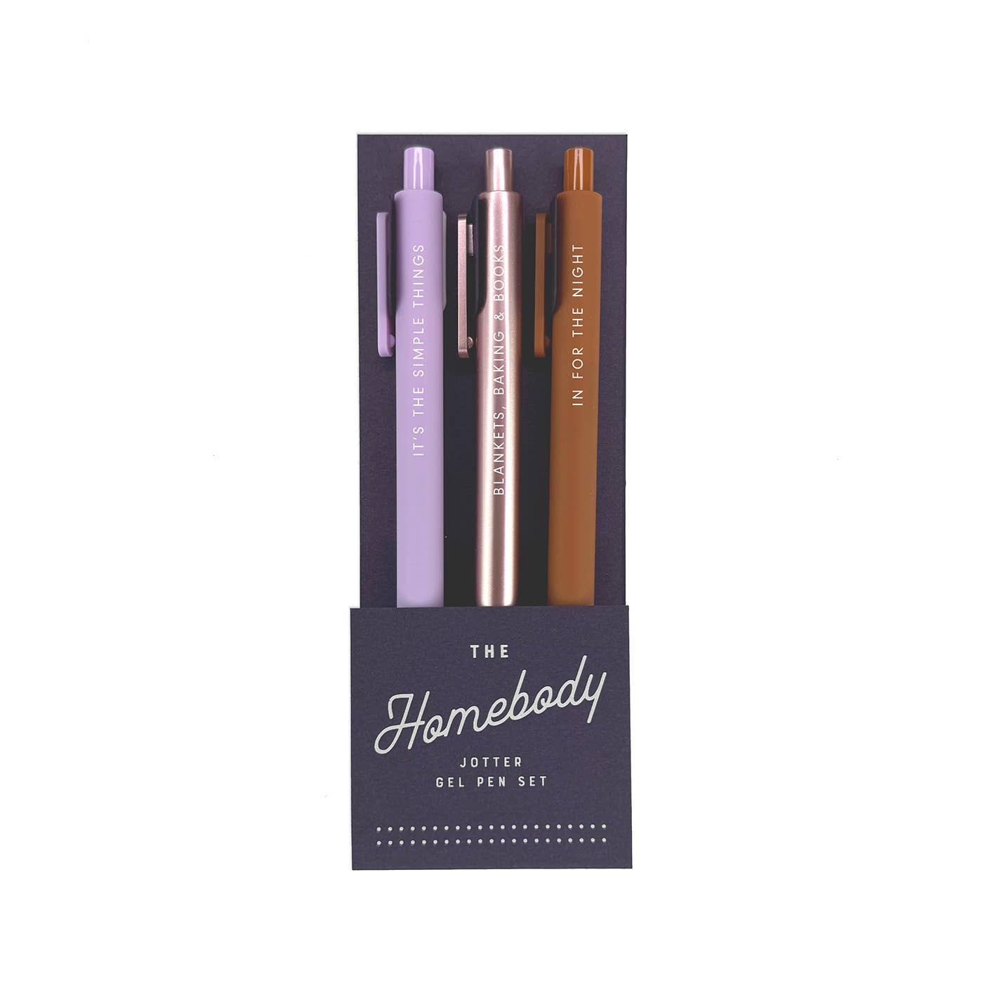 Ruff House Print Shop - Homebody Jotter Gel Pen : Set of 3
