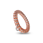 TELETIES - Spiral Hair Coils | Large | Millennial Pink Hair Ties