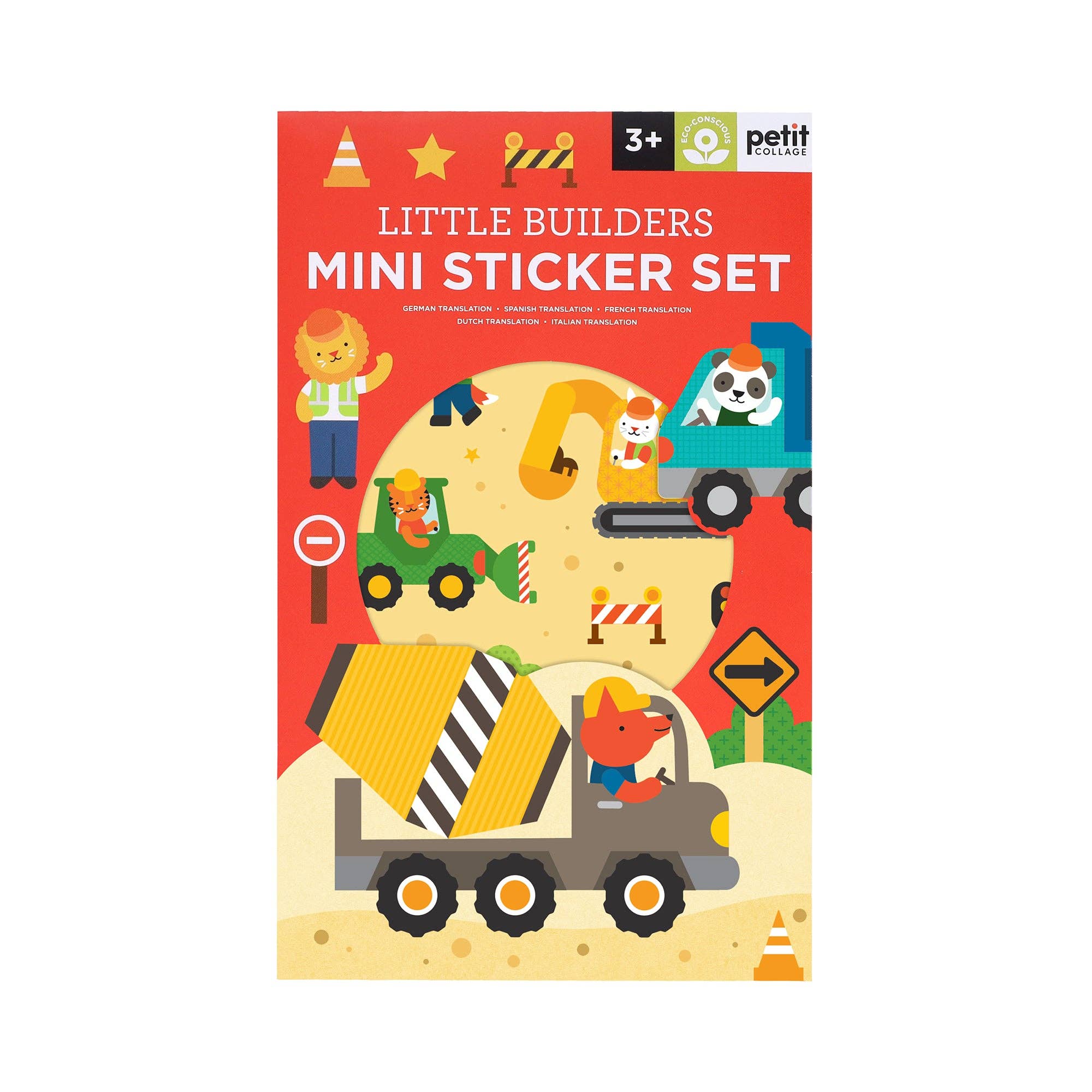 petit collage - Mini Sticker Set: Little Builders
