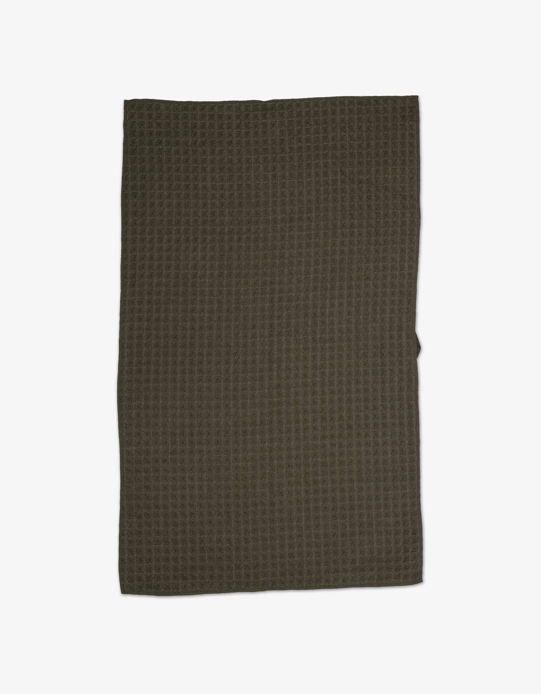 Geometry - Forest Waffle Hand Towel