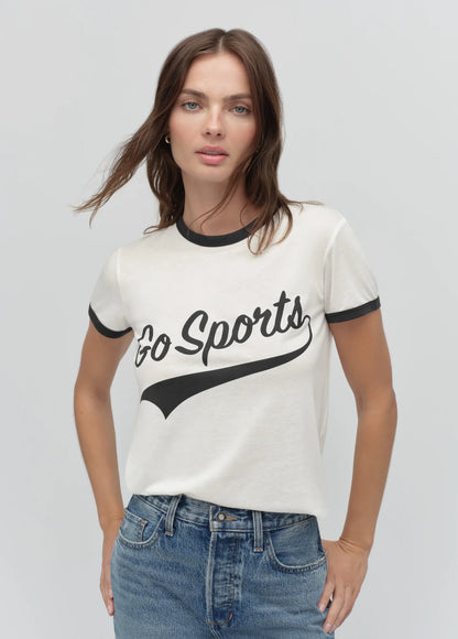 Favorite Daughter - Go Sports Ringer Tee