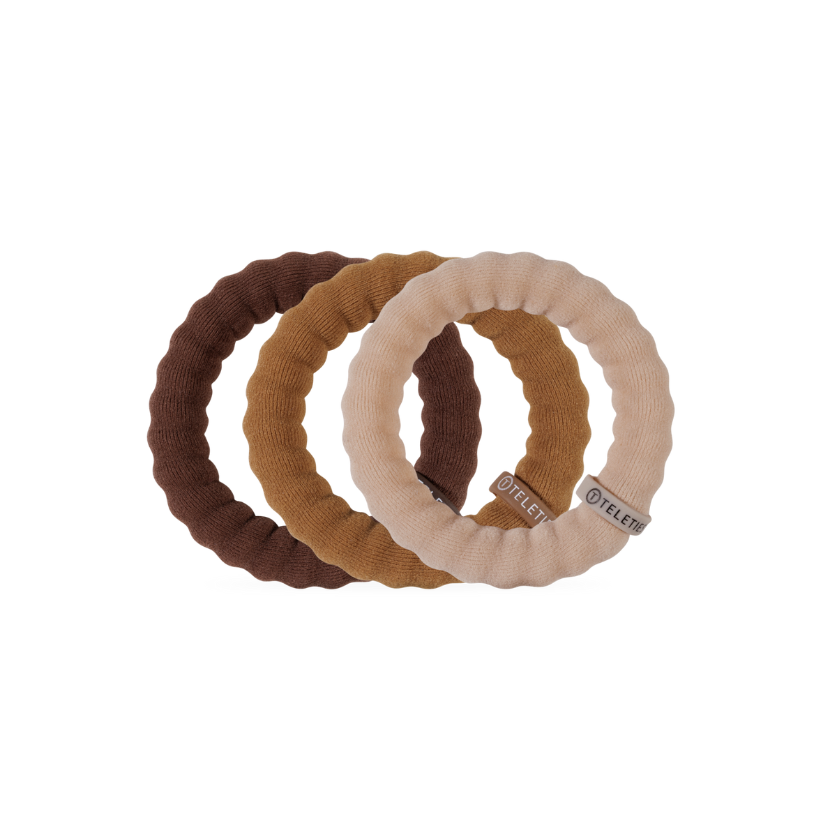 TELETIES - Espresso Yourself Large Nylon Hair Ties
