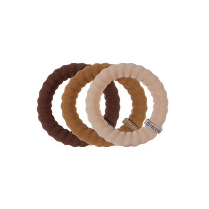 TELETIES - Espresso Yourself Large Nylon Hair Ties
