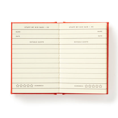 Chronicle Books - Brass Monkey Dumb Things My Kid Said Tiny Diary