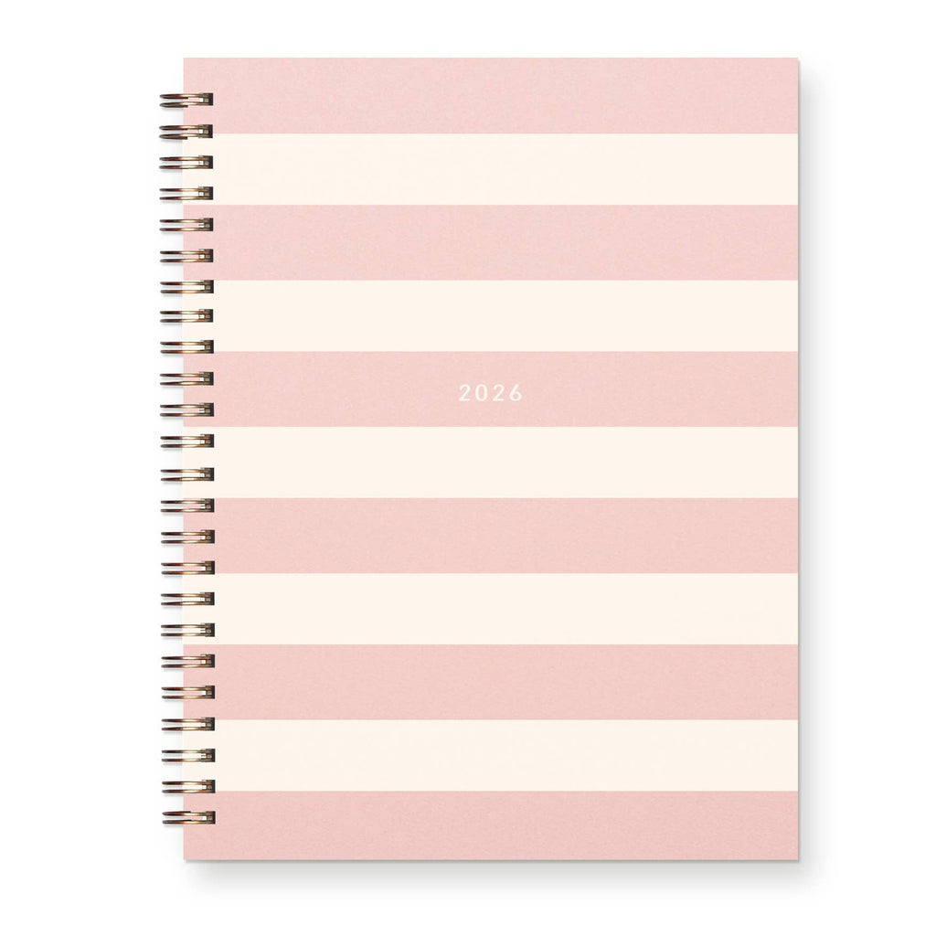 Ruff House Print Shop - 2026 Striped Dated Planner : Calendar Year