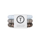 TELETIES - Spiral Hair Coils | Large | Truly Taupe Hair Ties