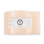 TELETIES - Flat Rectangle Hair Clip | Large | Almond Beige