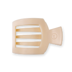 TELETIES - Almond Beige Medium Flat Square Clip