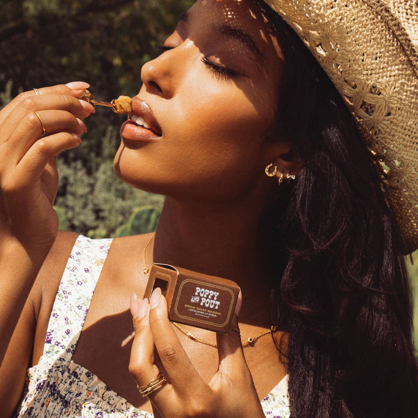 Poppy & Pout - Lip Scrub, Rhinestone Rodeo, Brown Sugar Bourbon