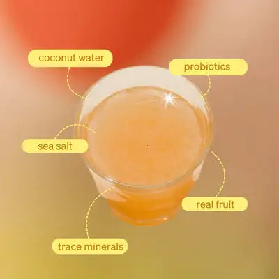 Clevr Blends - Mango Green SuperTea (18 Servings) | Instant Green Tea with Real Mango, Probiotics and Electrolytes