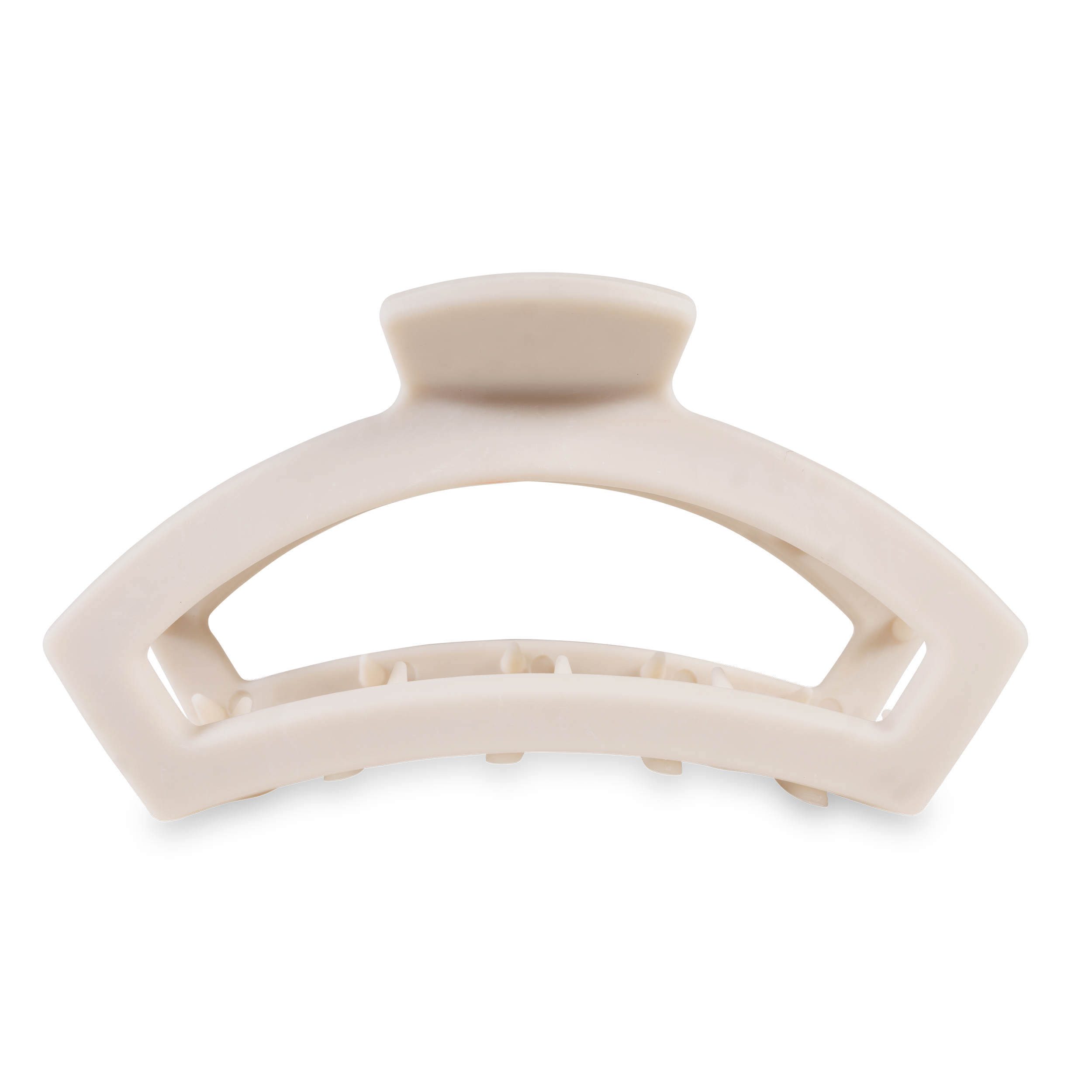 TELETIES - Open Hair Clip | Large | Toasted