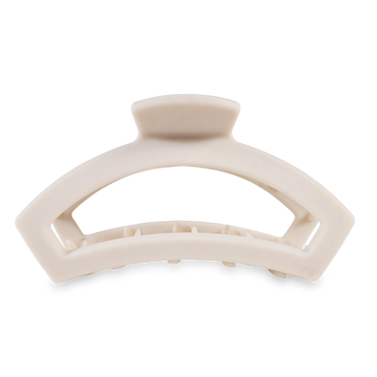 TELETIES - Open Hair Clip | Large | Toasted