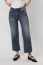 Oliver Logan - Aberdeen High Rise Wide Leg Crop Dark Tint Worn
