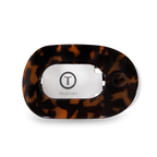TELETIES - Tortoise Medium Flat Round Clip