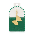 Lucky Feather - Enamel Bag Charm - Pasta