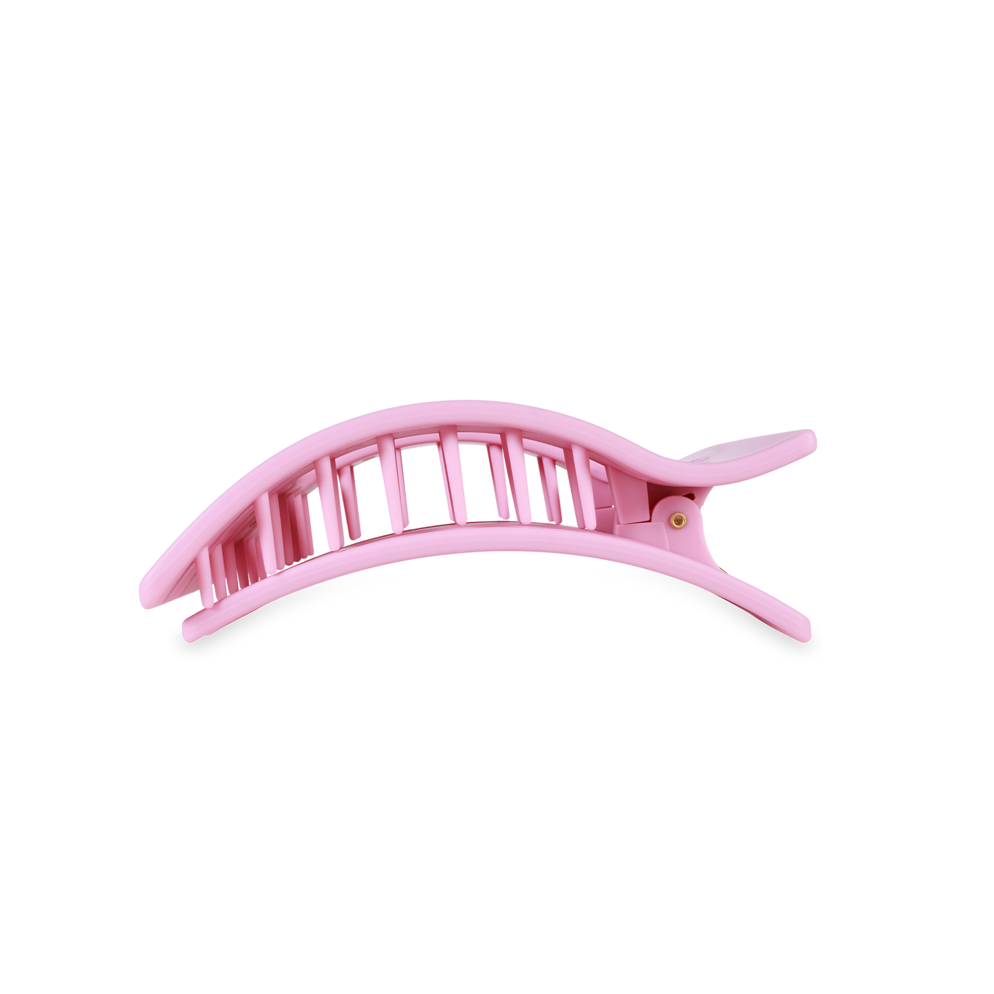 TELETIES - Flat Rectangle Hair Clip | Medium | Merry Pinkmas