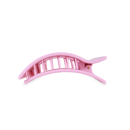 TELETIES - Flat Rectangle Hair Clip | Medium | Merry Pinkmas