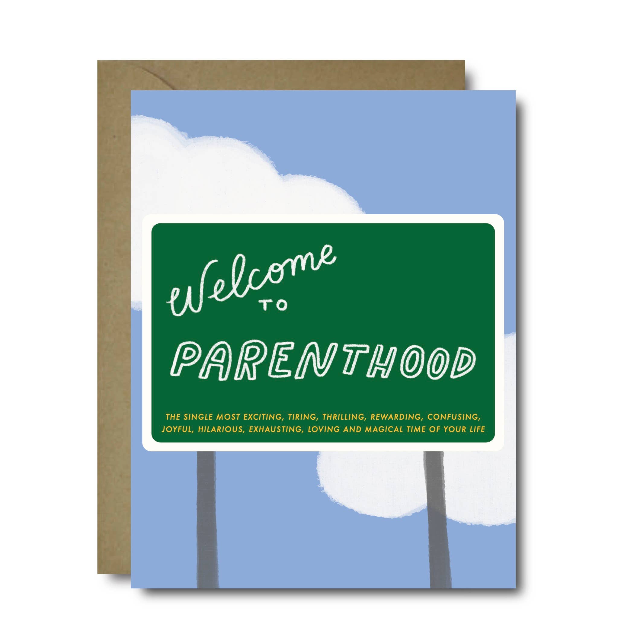 Black Lab Studio - Welcome To Parenthood Baby Greeting Card