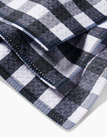 Geometry - Midnight Flannel Dishcloth Set