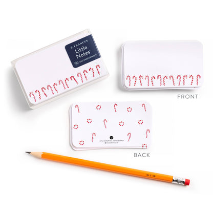 E. Frances Paper - Candy Cane Christmas Little Notes® Notecard Pack, Set of 55