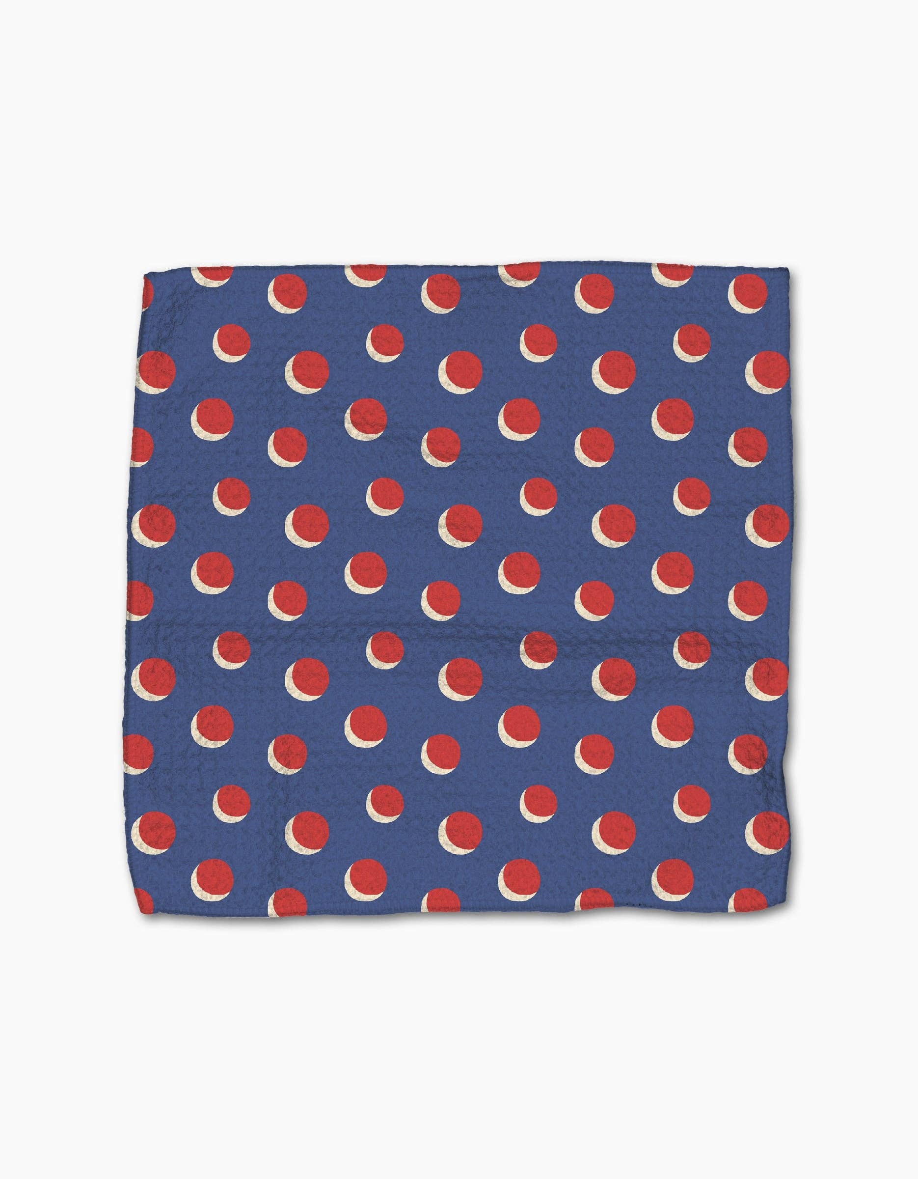 Geometry - Four In A Row Dot Blue Dishcloth Set