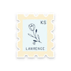 Ruff House Print Shop - Custom City Stamp Sticker - Atlantic, IA