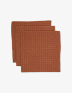 Geometry - Clay Waffle Washcloth Set