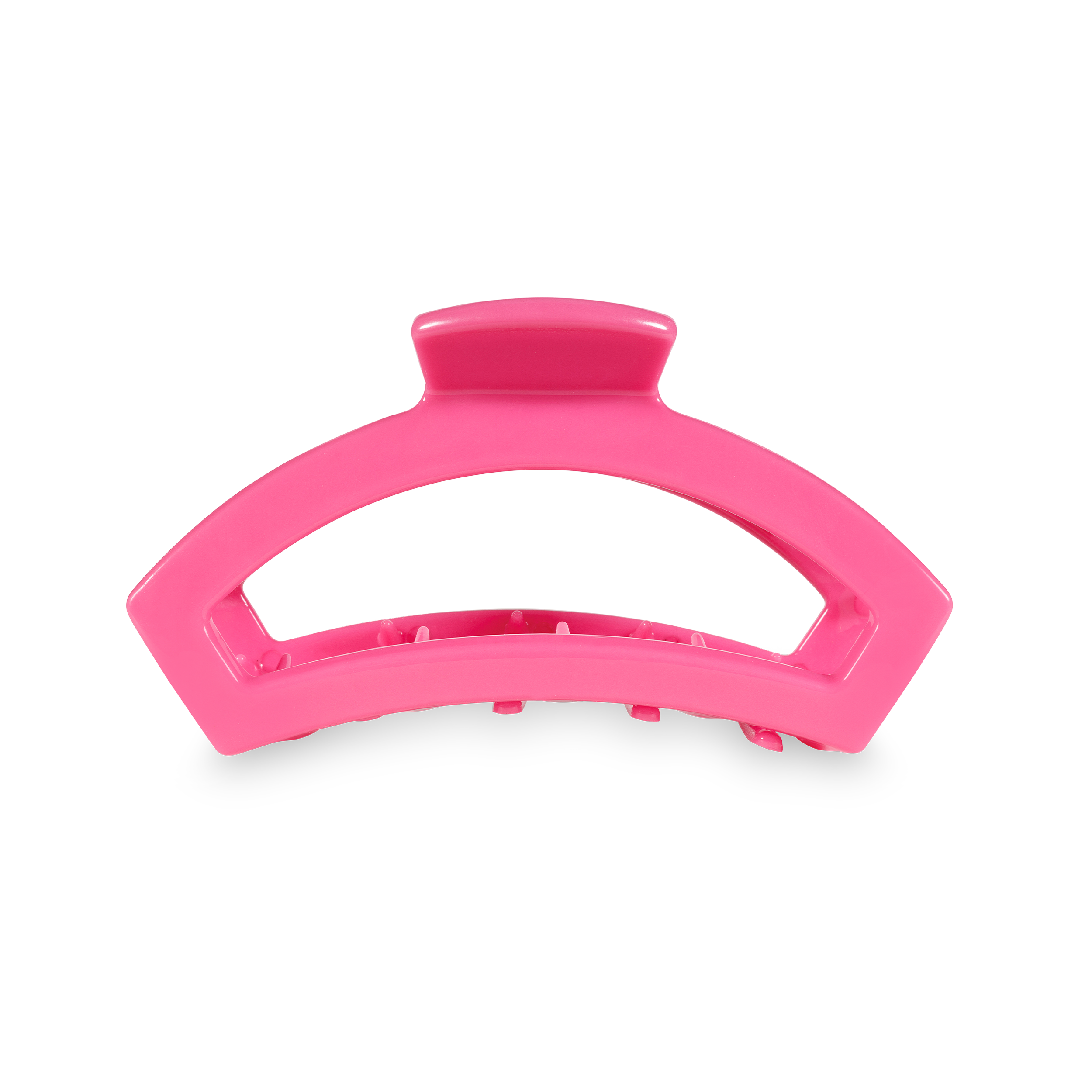 TELETIES - Open Hair Clip | Med. | Paradise Pink