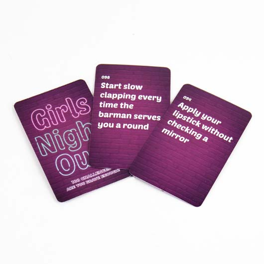 Gift Republic - Girls Night Out! Challenge Cards