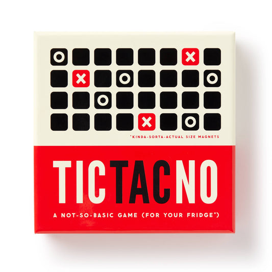 Chronicle Books - Brass Monkey Tic Tac No Magnetic Fridge Game