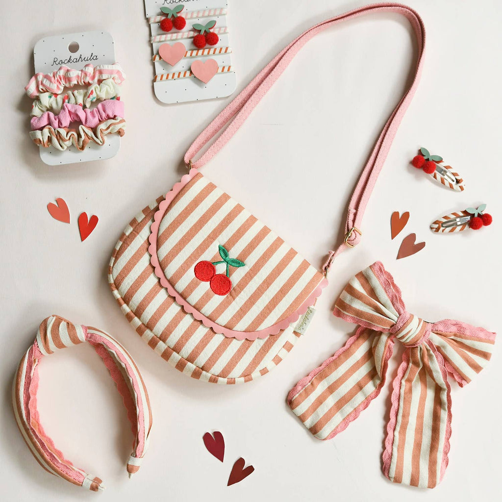 Rockahula Kids - Cherry Stripe Scrunchie Set