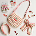 Rockahula Kids - Cherry Stripe Scrunchie Set