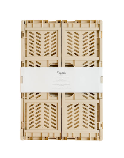 3 Sprouts - Modern Folding Crate - Large