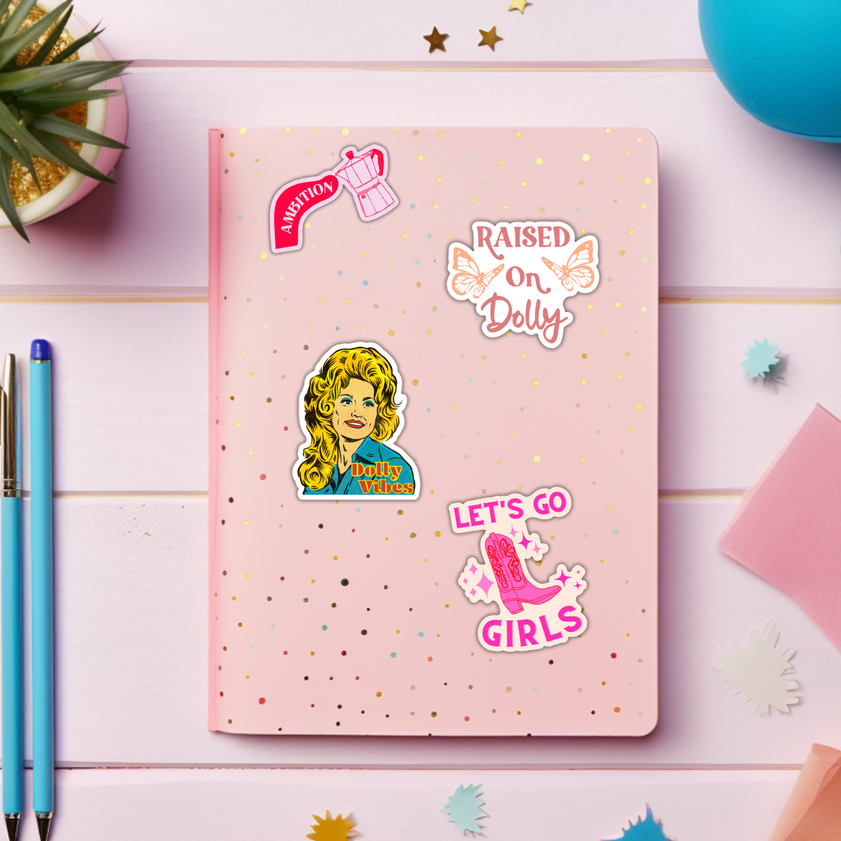 inviting affairs paperie - Ambition Sticker Inspired by Dolly Parton