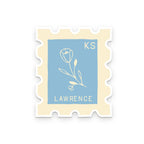 Ruff House Print Shop - Custom City Stamp Sticker - Atlantic, IA