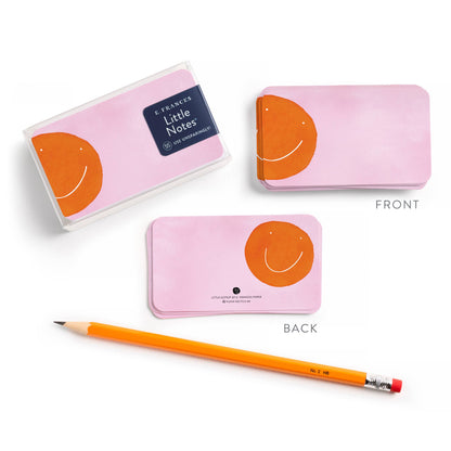 E. Frances Paper - Orange Smiley Little Notes® NEW 55 Count