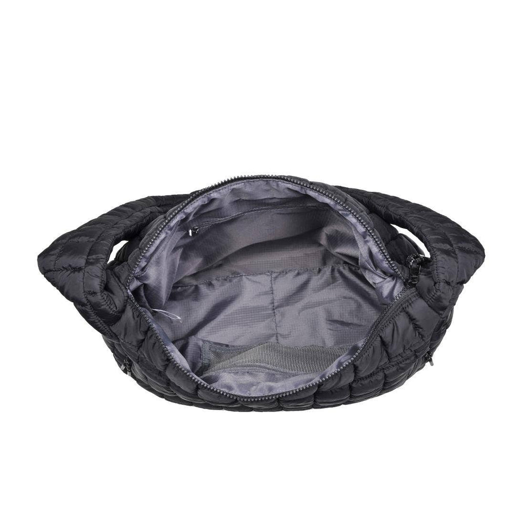 Urban Expressions - Leda Quilted Nylon Puffer Hobo - Assorted Colors