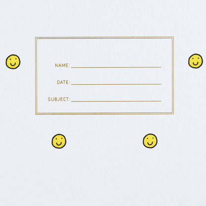 Shorthand Press - Standard Notebook - Smiley Face