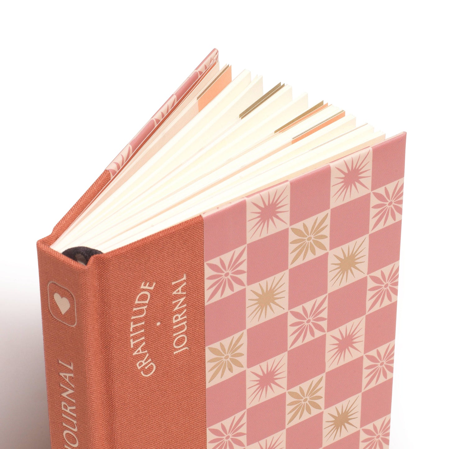 Papier - Guided Gratitude Journal, A6 Fabric - Starbursts